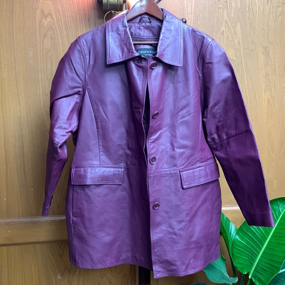 Centigrade faux leather jacket